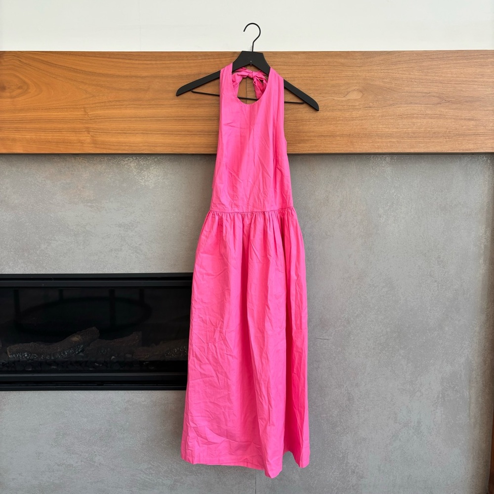 Never Fully Dressed Pink Midi Dress, Size 4